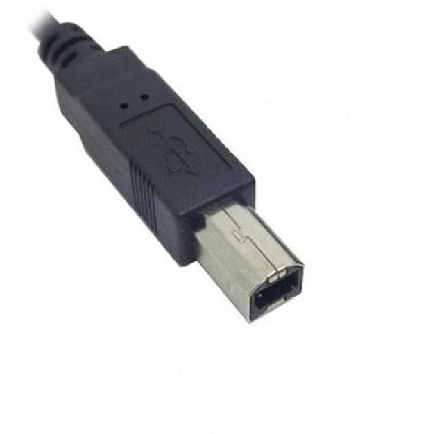 Alt view image 3 of 7 - HKCY U2-103-LE Left Angled 90 Degree Micro USB OTG to Standard B Type Printer Scanner Hard Disk Cable 60cm