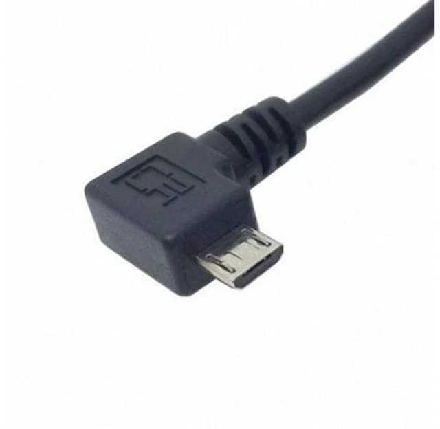 Alt view image 4 of 7 - HKCY U2-103-LE Left Angled 90 Degree Micro USB OTG to Standard B Type Printer Scanner Hard Disk Cable 60cm