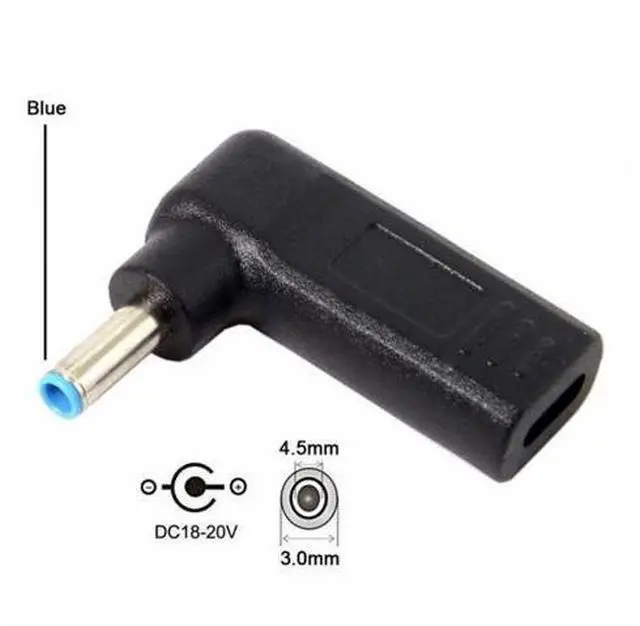 Main image of PD Power USB 3.1 Type-C USB-C to DC 4.5*3.0mm Laptop Adapter PD Emulator Trigger 90 Degree Angled