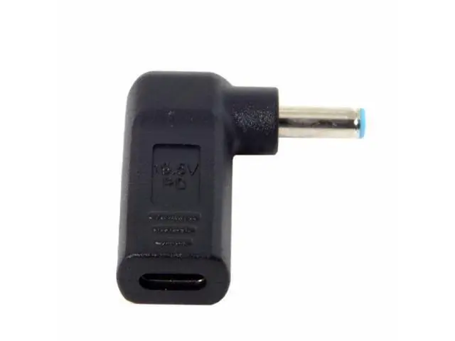 Alt view image 2 of 7 - PD Power USB 3.1 Type-C USB-C to DC 4.5*3.0mm Laptop Adapter PD Emulator Trigger 90 Degree Angled