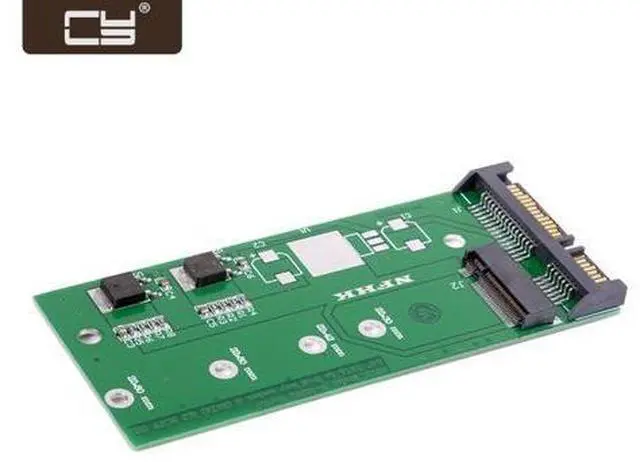 Main image of M.2 NGFF B/M-key 2 Lane SSD to 7mm 2.5" SATA 22pin hard disk case PCBA for E431 E531 X240S Y410P Y510P SA-123
