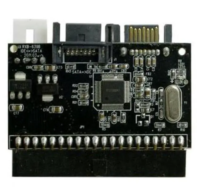 Main image of HKCY SA-101 IDE 100 133 PATA to Dual Serial SATA 7PIN Adapter Reversible Converter for Hard Disk Drive