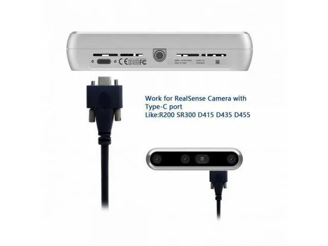 Alt view image 6 of 7 - USB 3.1 Type-C Dual Screw Locking to Standard USB3.0 Data Cable 1.2m 2m 3m Panel Mount Type
