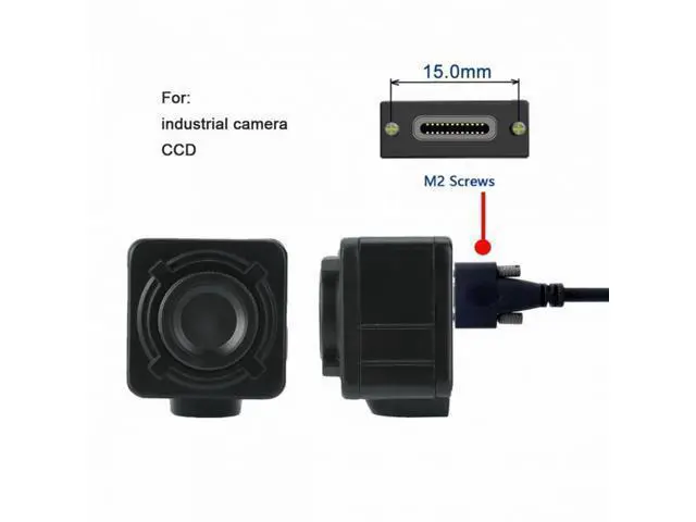 Alt view image 7 of 7 - USB 3.1 Type-C Dual Screw Locking to Standard USB3.0 Data Cable 1.2m 2m 3m Panel Mount Type