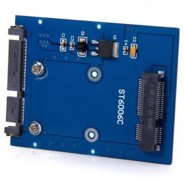 Alt view image 5 of 7 - HKCY SA-066 Slim Type Mini PCI-E mSATA SSD to 2.5" SATA 3.0 22pin HDD Adapter Hard Disk PCBA