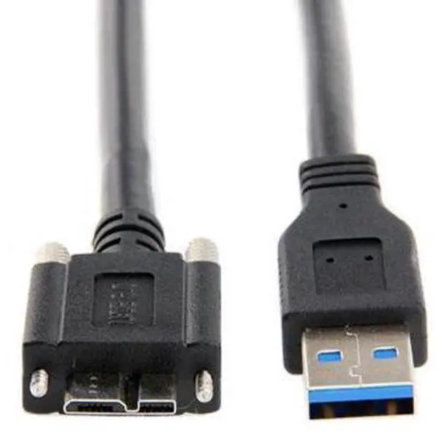 Main image of USB 3.0 A type Cable Male to Micro USB 3.0 B Male with Mount Panel Screws for Hard Disk Mobile Phone