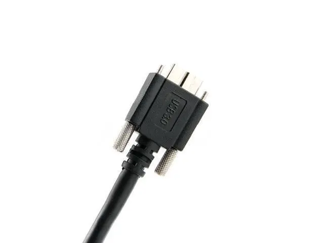 Alt view image 3 of 7 - USB 3.0 A type Cable Male to Micro USB 3.0 B Male with Mount Panel Screws for Hard Disk Mobile Phone