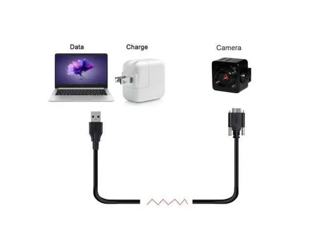 Alt view image 6 of 7 - USB 3.0 A type Cable Male to Micro USB 3.0 B Male with Mount Panel Screws for Hard Disk Mobile Phone