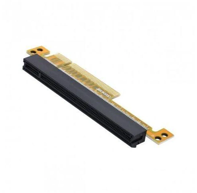 Alt view image 5 of 7 - SM PCI-E Express 8x to 16x Extender Converter Riser Card Adapter Male to Female Extension