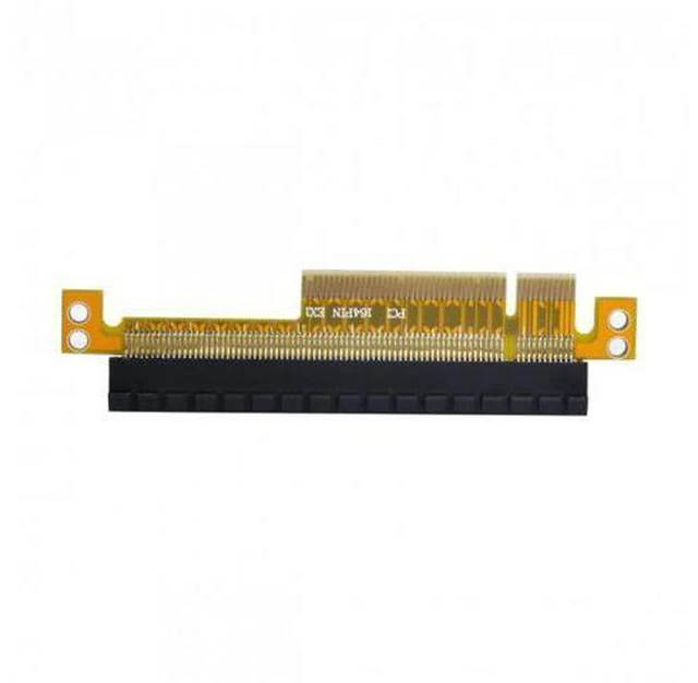 Alt view image 4 of 7 - SM PCI-E Express 8x to 16x Extender Converter Riser Card Adapter Male to Female Extension