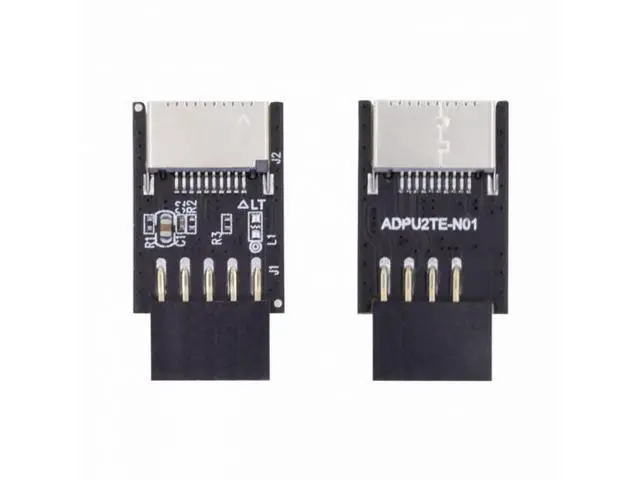 Alt view image 7 of 7 - USB 3.1 Front Panel Socket Key-A Type-E to USB 2.0 9Pin 10Pin Mainboard Header Male Extension Adapter