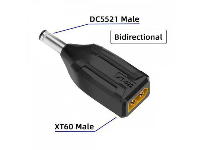 Alt view image 3 of 7 - XT60 Male SC100 Protocol to DC 5.5x2.1mm Male Fast Charging Adapter for RC Lipo Battery Quadcopter Multicopter Aeromodelling