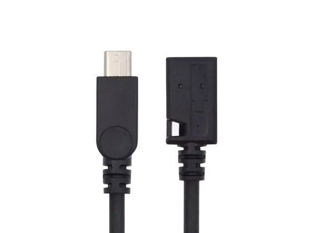 Alt view image 3 of 7 - Micro USB 5pin Male to Mini USB 5pin Female data charge cable 10cm U2-027