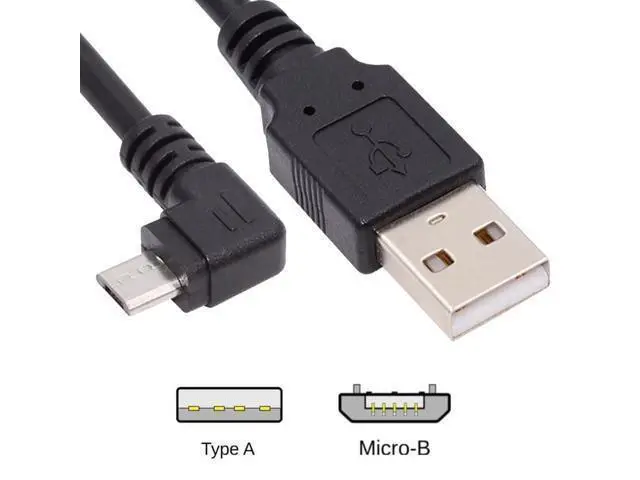 Alt view image 5 of 7 - SM Left angled 90 degree Micro USB Male - USB Data Charge Cable for i9100 9220 9250