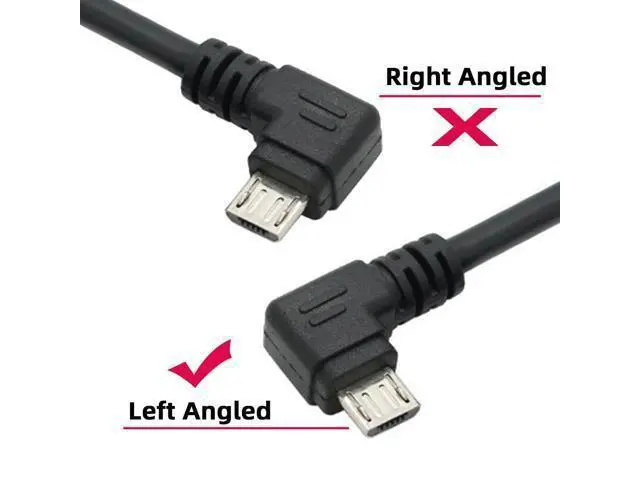 Alt view image 6 of 7 - SM Left angled 90 degree Micro USB Male - USB Data Charge Cable for i9100 9220 9250