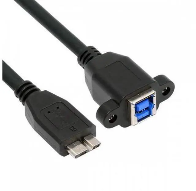 Main image of USB 3.0 Type-B Female to USB3.0 Micro-B Male Cable Extension 5Gbps for Disk SSD Camera Data 30cm
