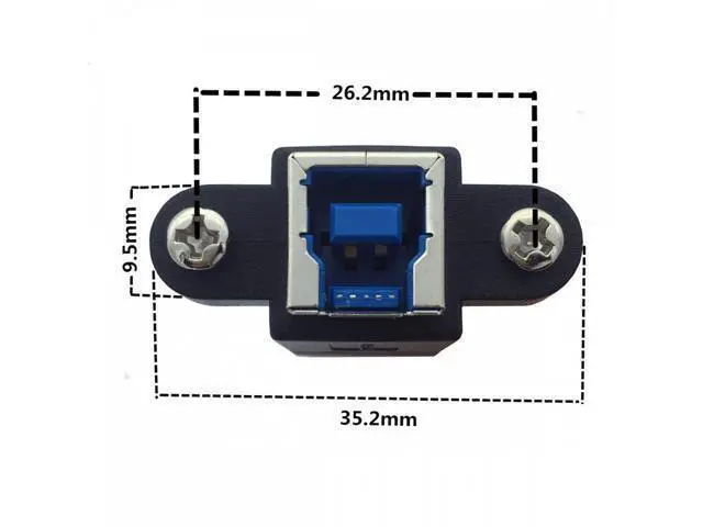 Alt view image 4 of 7 - USB 3.0 Type-B Female to USB3.0 Micro-B Male Cable Extension 5Gbps for Disk SSD Camera Data 30cm