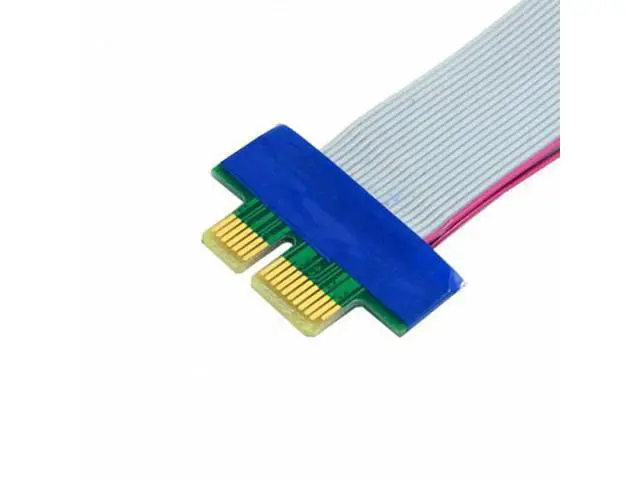 Alt view image 5 of 6 - PCI-E Express 1X Slot Riser Card Extender Extension Ribbon Flex Relocate Cable 20cm EP-051