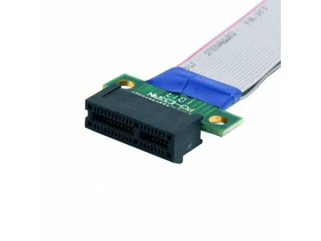 Alt view image 6 of 6 - PCI-E Express 1X Slot Riser Card Extender Extension Ribbon Flex Relocate Cable 20cm EP-051