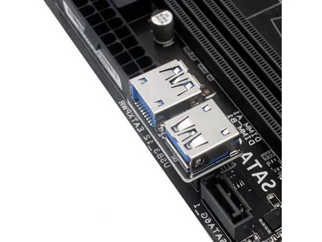 Alt view image 5 of 7 - Dual USB 3.0 A Type Female to Motherboard 20/19 Pin Box Header Slot Adapter PCBA Flat Type