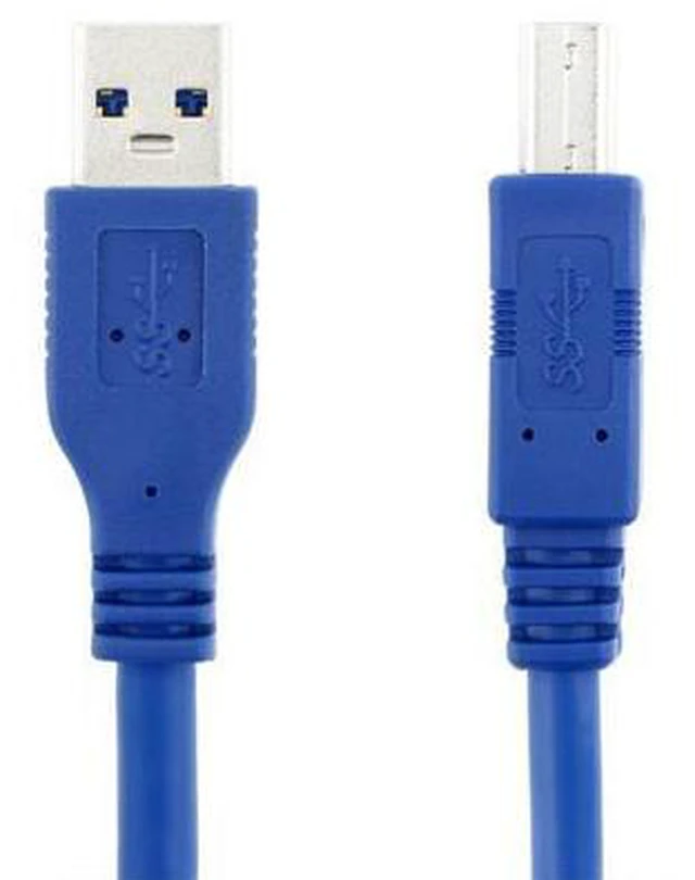 Main image of New USB 3.0 Standard A Type Male to B Type Male cable 1m For external Hard disk U3-002-1.0M