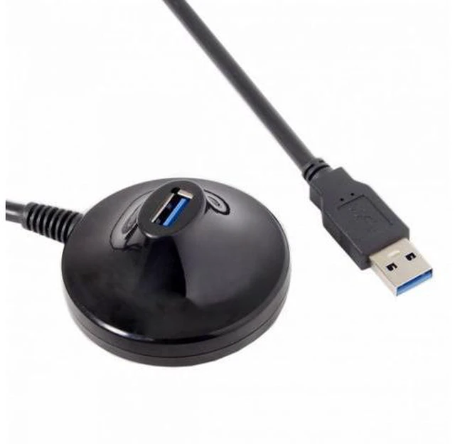 Alt view image 7 of 7 - USB 3.0 Type-A Male to Female Extension Dock station Docking Cable 0.8m