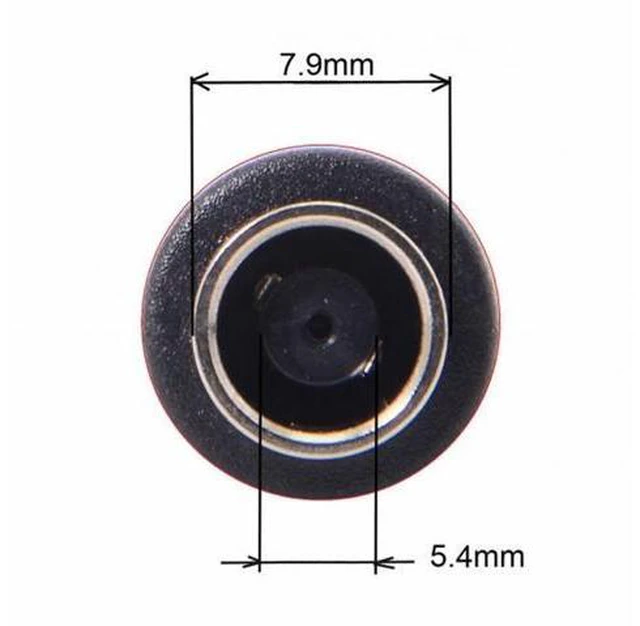 Alt view image 5 of 7 - 65W PD DC Power Jack 7.9*5.4mm Input to Type-C USB-C Power Plug Charge Adapter for Laptop Phone