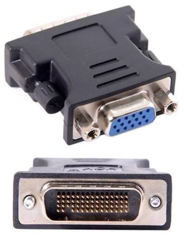 Alt view image 3 of 6 - LFH DMS-59pin Male to 15Pin VGA RGB Female Extension Adapter for PC Graphics Card DB-021