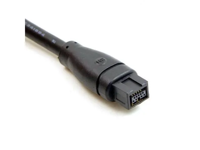 Alt view image 3 of 7 - HKCY CA-018 9 PIN / 6 PIN BETA FireWire 800 - FireWire 400 9-6 Cable IEEE 1394B 1.8m Black