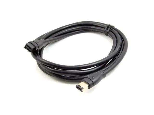 Alt view image 4 of 7 - HKCY CA-018 9 PIN / 6 PIN BETA FireWire 800 - FireWire 400 9-6 Cable IEEE 1394B 1.8m Black