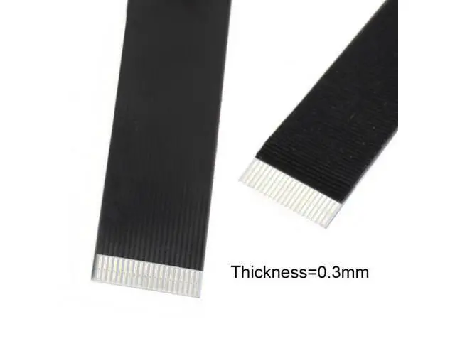 Alt view image 5 of 7 - 0.5M USB 2.0 Type-A Male to Micro USB 5Pin Male Data Flat Slim FPC Cable for FPV & Disk & Phone