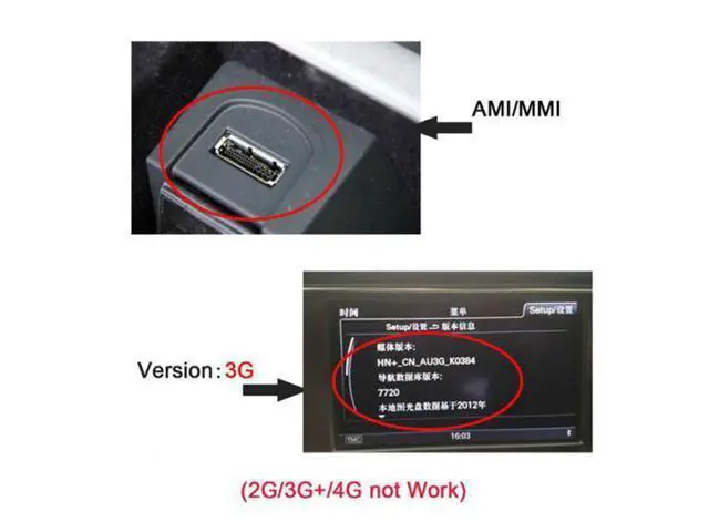 Alt view image 6 of 7 - SM Media In AMI MDI USB AUX Flash Drive Adapter Cable For Car VW AUDI 2014 A4 A6 Q5 Q7