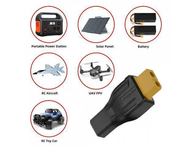 Alt view image 7 of 7 - XT60 Female SC100 Protocol to Type-C Female Fast Charging Adapter for RC Lipo Battery Quadcopter Multicopter Aeromodelling