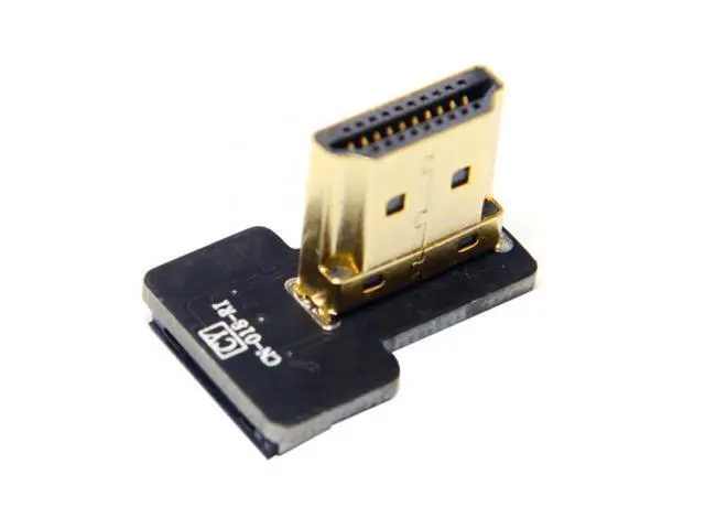 Alt view image 3 of 7 - CYFPV HDMI Type A Male Connector Right Angled 90 Degree for FPV HDTV Multicopter Aerial Photography