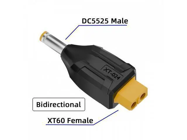 Alt view image 3 of 7 - XT60 Female SC100 Protocol to DC 5.5x2.5mm Male Fast Charging Adapter for RC Lipo Battery Quadcopter Multicopter Aeromodelling