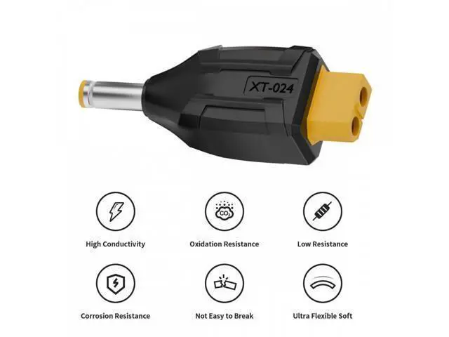 Alt view image 6 of 7 - XT60 Female SC100 Protocol to DC 5.5x2.5mm Male Fast Charging Adapter for RC Lipo Battery Quadcopter Multicopter Aeromodelling
