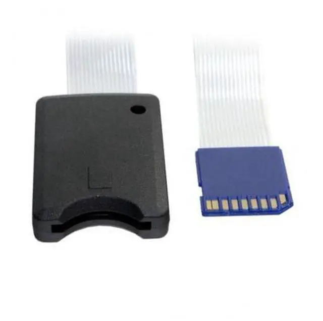 Alt view image 2 of 7 - SM Standard SD SDHC Memory Card Kit Male to SD Female Extension Soft Flat FPC Cable Extender 25cm
