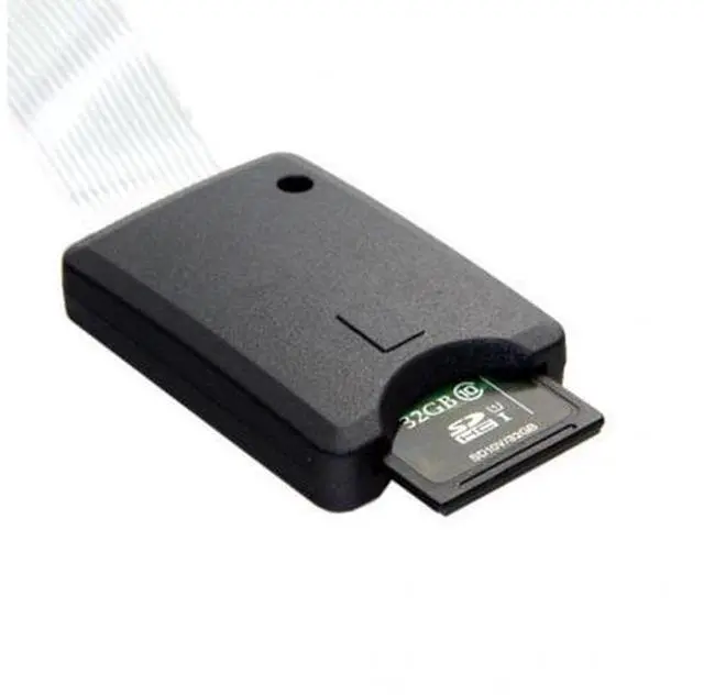 Alt view image 4 of 7 - SM Standard SD SDHC Memory Card Kit Male to SD Female Extension Soft Flat FPC Cable Extender 25cm