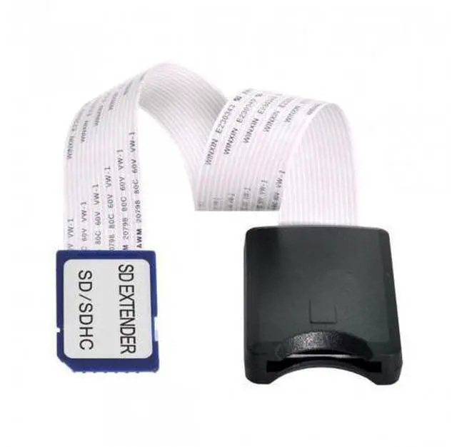 Alt view image 7 of 7 - SM Standard SD SDHC Memory Card Kit Male to SD Female Extension Soft Flat FPC Cable Extender 25cm