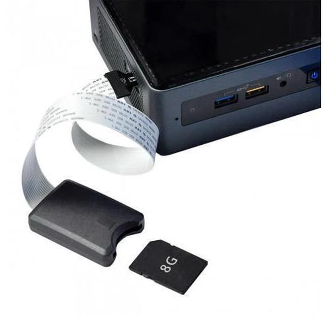 Alt view image 5 of 7 - HKCY EP-009 Micro-SD TF Memory Card Kit Male to SD Female Extension Soft Flat FPC Cable Extender 25cm