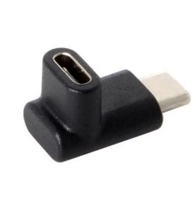 Alt view image 2 of 7 - SM 90 Degree Up or Down Angled Reversible USB 3.1 Type-C Male to Female Extension Adapter for Laptop & Phone