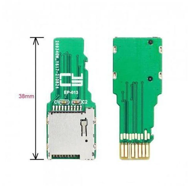 Main image of SM TF Micro SD Male Extender to TF Card Female Extension Adapter PCBA SD/SDHC/SDXC UHS-III UHS-3 UHS-2