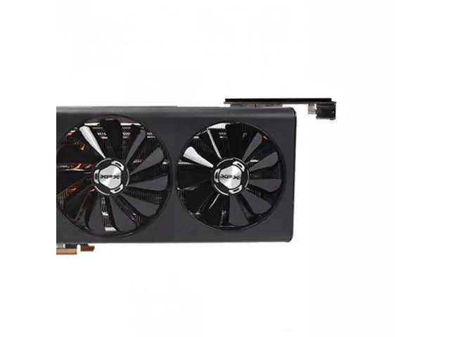 Alt view image 7 of 7 - SM Dual ATX 8Pin Female to 6+8pin Male 180 Degree Angled Power Adapter for NVIDIA 3080 3090 Graphics Card GPU