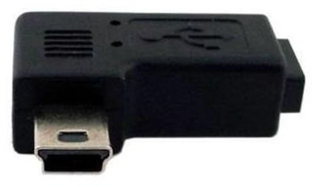 Alt view image 2 of 7 - SM 90 Degree Left Angled Mini USB Male to Micro USB Female Data Sync Power Adapter