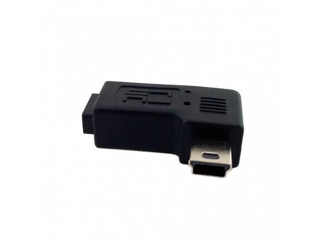 Alt view image 6 of 7 - CYSM 90 Degree Right Angled Mini USB Male to Micro USB Female Data Sync Power Adapter