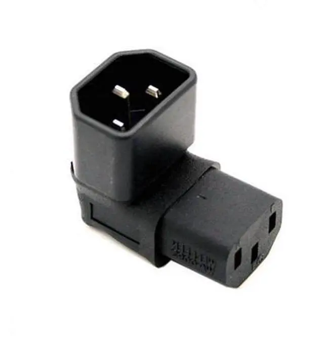 Main image of SM IEC Male C14 to Up Direction Right Angled 90 Degree IEC Female C13 Power Extension Adapter