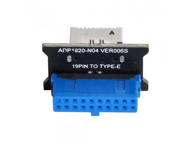 Alt view image 5 of 7 - SM Vertical USB 3.1 Front Panel Socket Key-A Type-E to USB 3.0 20Pin Header Male Extension Adapter for Motherboard