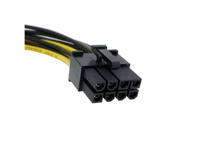 Alt view image 3 of 7 - HKCY SA-137 Dual Molex 4pin IDE to 8 Pin PCI-E Power Lead Cable for Asus MSI VGA Video Graphic Card