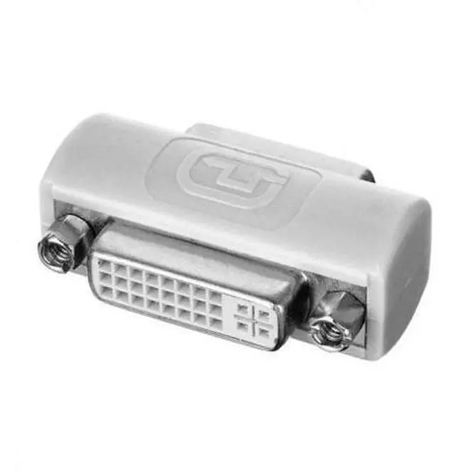 Alt view image 2 of 7 - HKCY DB-035 DVI 24+5 Female to DVI 24+5 Female VIDEO Converter Adapter 180 degree extender
