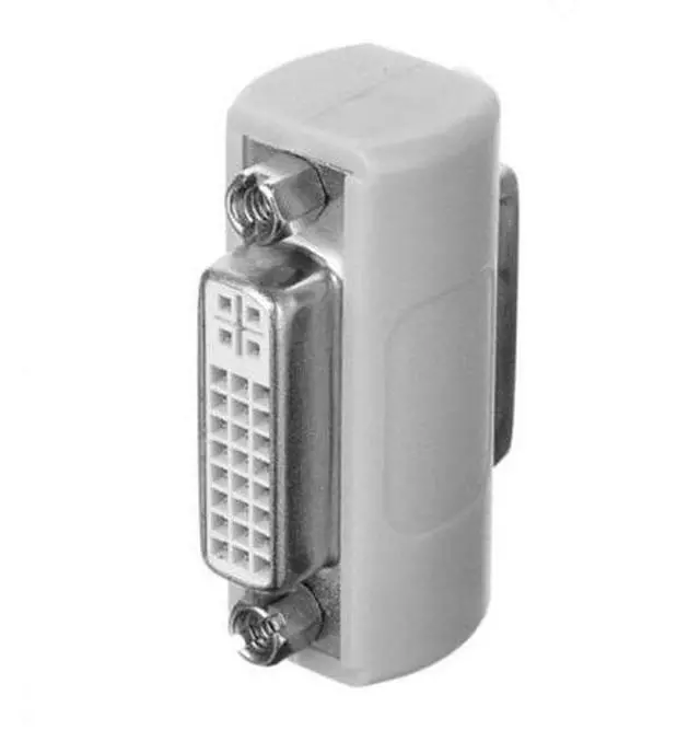 Alt view image 4 of 7 - HKCY DB-035 DVI 24+5 Female to DVI 24+5 Female VIDEO Converter Adapter 180 degree extender